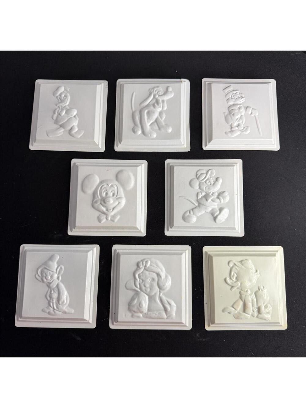 Disney Character Craft Molds Set of 8 Mickey Mouse Pluto Minnie